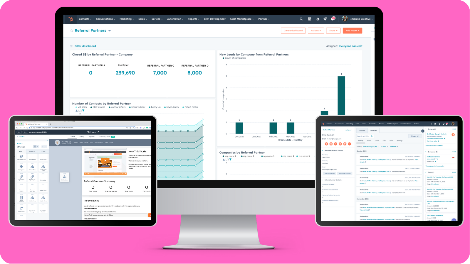 Manage All Pages, Content, Partners, Leads & Reporting From HubSpot